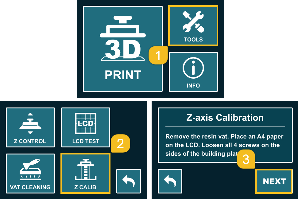 Image showcasing [Sonic Mini 8K S] Z-axis Calibration – Phrozen Help Center