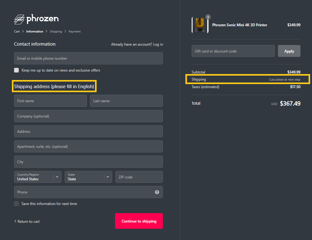 How to Calculate Shipping Costs? Phrozen Help Center