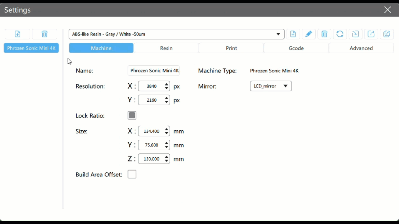 How to Manually Add Your 3D Printer to Slicer Software – Phrozen